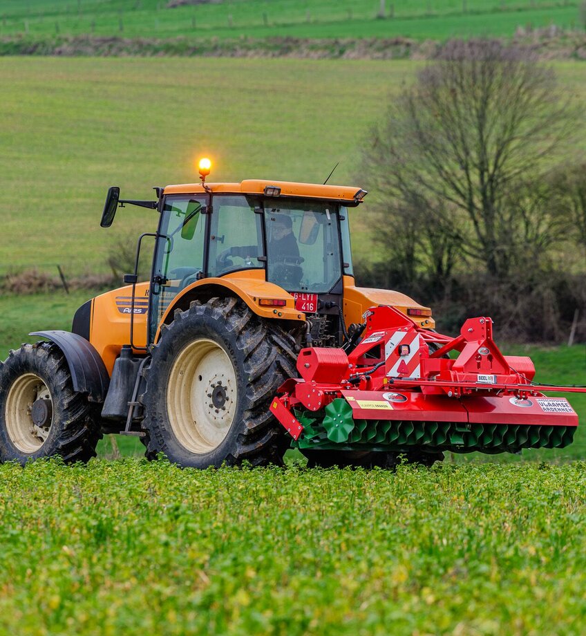 Project Gedeelde grond landbouw deelmachine