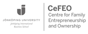 Logo CeFEO - Centre for Family Entrepreneurship and Ownership, Jönköping University, Jönköping International Business School